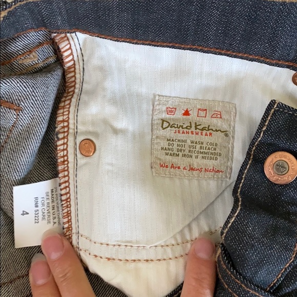 NWOT David Kahn Bootcut Jeans 4 26 - Picture 4 of 4